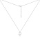 Серебряное колье с подвеской сердце (арт. 7507/2475) – изображение 2