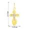 Крестик из желтого золота «Распятие Христово» (арт. 501482ж) – изображение 2