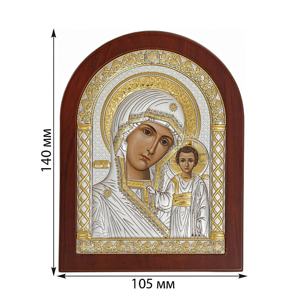 Икона Божья Матерь Казанская (140х105 мм) (арт. A-3/002G/К) – изображение 2