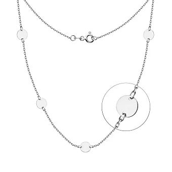 Золоте кольє Монети без каменів (арт. 351456/6б)