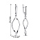 Серебряные серьги с подвеской (арт. 7502/1100354) – изображение 2