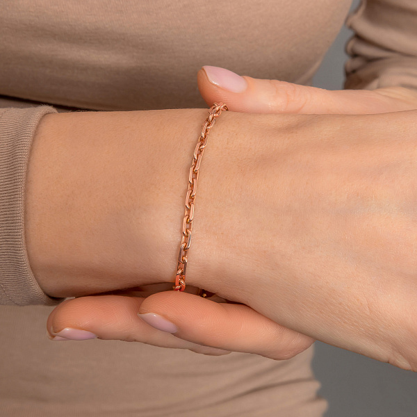 Золотий браслет плетіння Якірне (арт. ц316210) – зображення 2