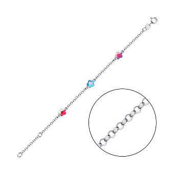 Детский серебряный браслет (арт. 7509/4503е)