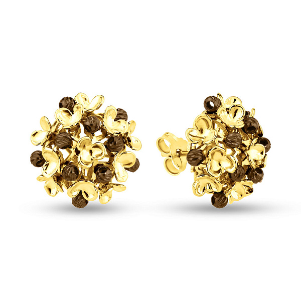 Сережки из желтого золота Francelli (арт. 1091612жкр) – изображение 1