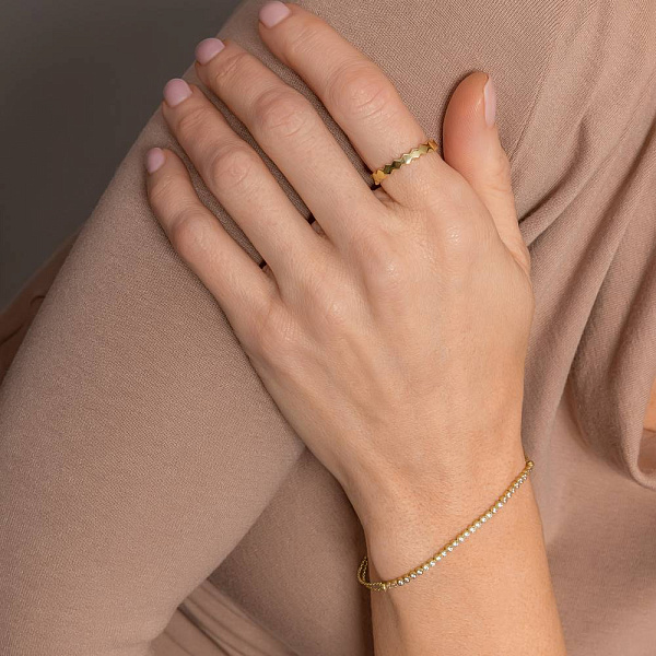 Кольцо из золота без камней (арт. 154747ж) – изображение 5