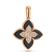 Золотий кулон з оніксом (арт. 424888/20о)