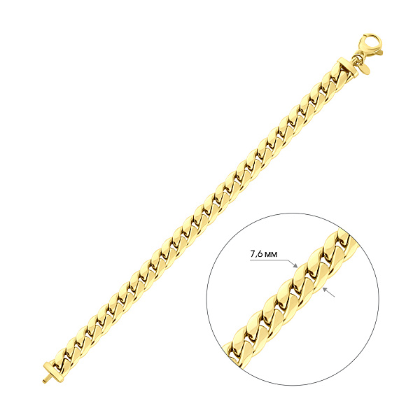 Браслет Francelli из желтого золота (арт. 326441ж) – изображение 6