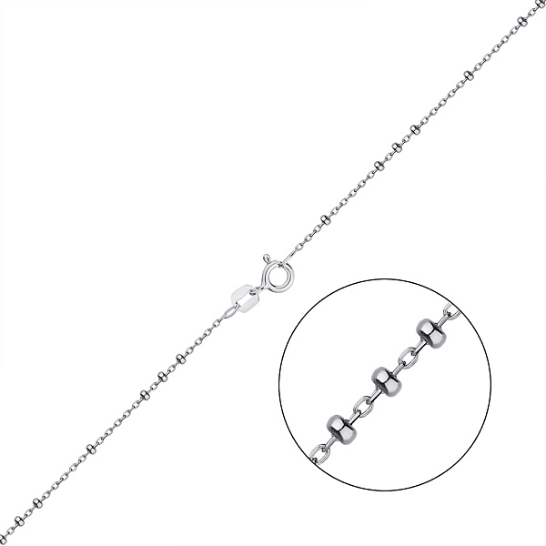 Серебряное колье без камней (арт. 7507/2147) – изображение 1