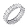 Серебряное кольцо с дорожкой из фианитов (арт. 7501/8220) – изображение 1