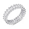Серебряное кольцо с дорожкой из фианитов (арт. 7501/8221) – изображение 1