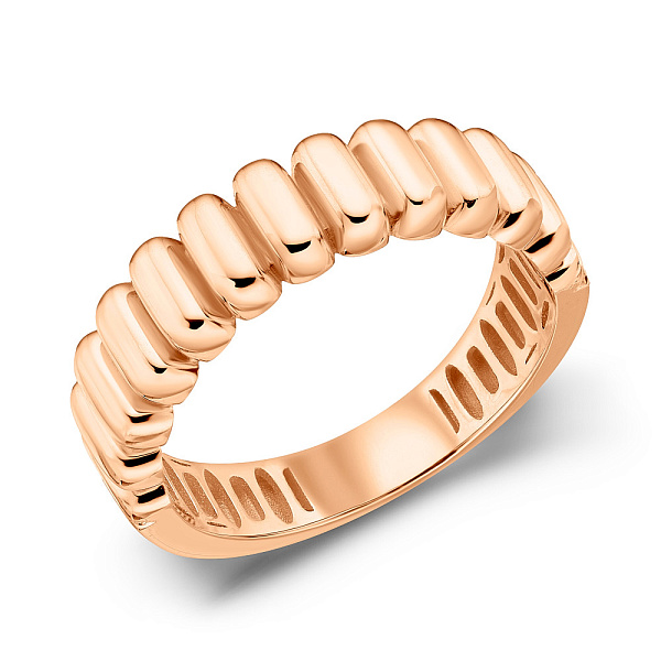 Золотое кольцо без камней (арт. 156201) – изображение 1