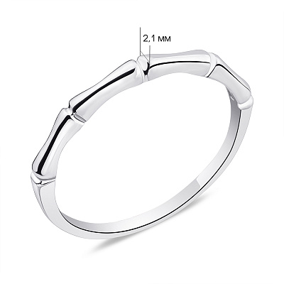 Тонкое кольцо из серебра (арт. 7501/5972)