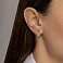 Золоті сережки з фіанітами (арт. 110372) – зображення 2