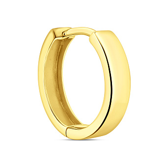 Фото Золотая моносерьга без камней (арт. 110451жЯ)