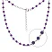Серебряное колье с аметистами (арт. 7507/2126249А) – изображение 1