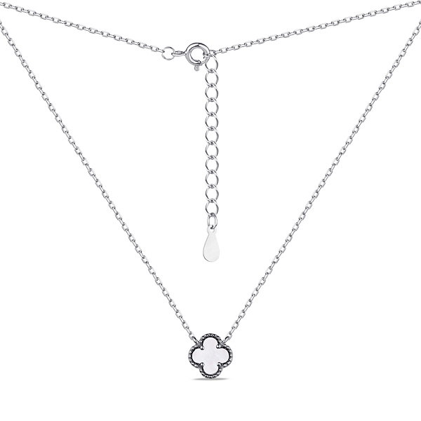 Срібне кольє Конюшина (арт. 7507/470/8п) – зображення 2