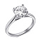 Серебряное кольцо с крупным фианитом (арт. 7501/6963) – изображение 1