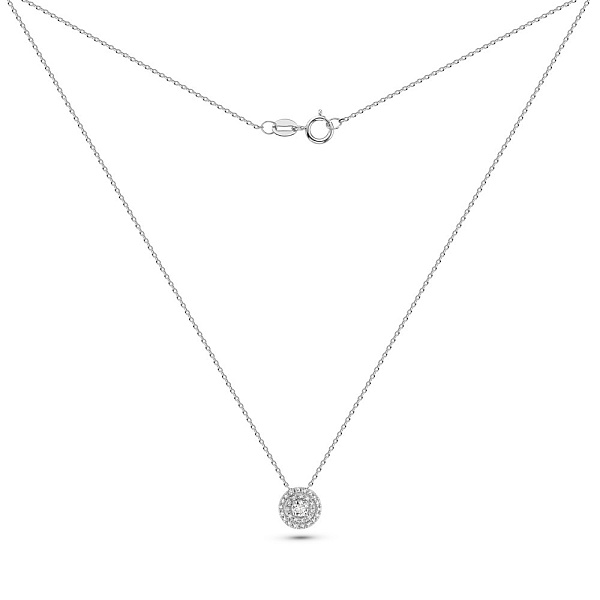 Золоте кольє з діамантами (арт. Ц341689020б) – зображення 2