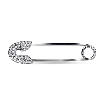 Серебряная булавка с фианитами (арт. 7511/7113р)