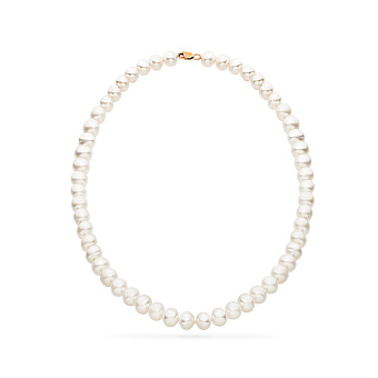 Бусы из жемчуга с золотым замком (арт. 352070)