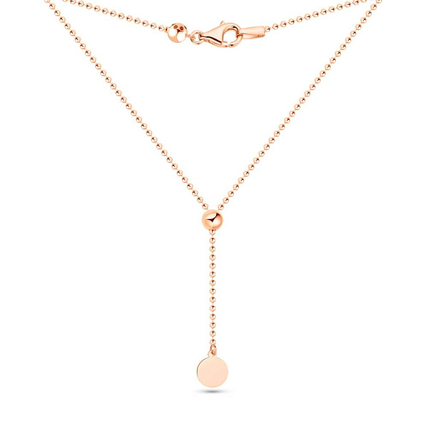 Золотое колье Fly с регулируемым размером (арт. 352757/1) – изображение 2