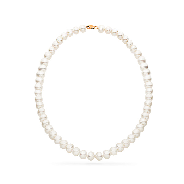 Бусы из жемчуга с золотым замком (арт. 352070) – изображение 1