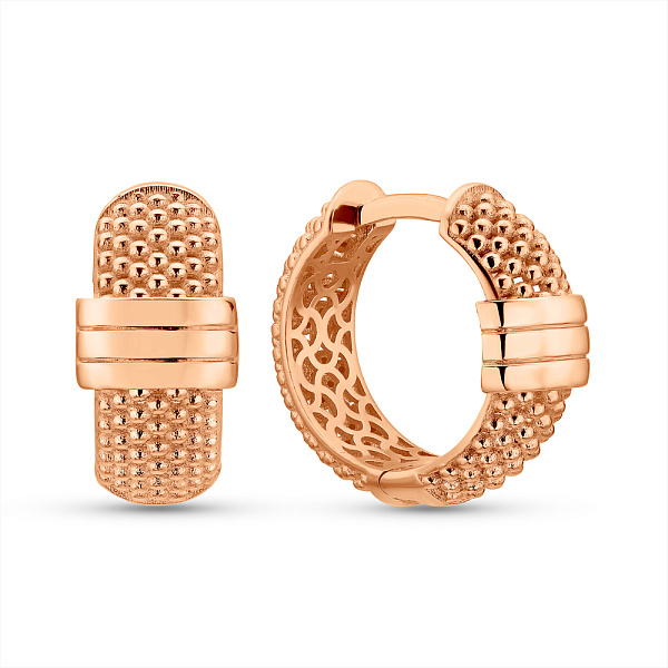 Серьги из красного золота (арт. 1092024) – изображение 1