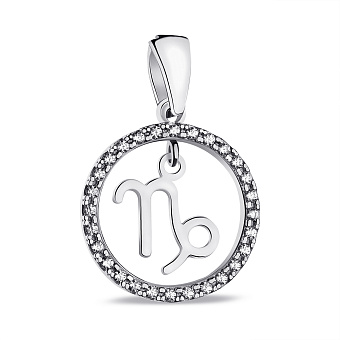 Серебряный подвес Козерог (арт. 7503/А054кзпю)