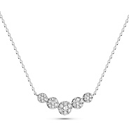 Колье из белого золота с бриллиантами (арт. Ц341638020б)