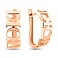 Серьги из красного золота (арт. 1091364) – изображение 1
