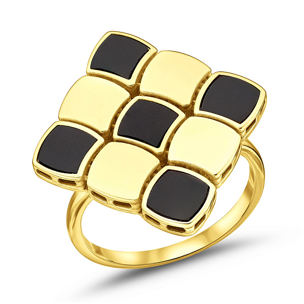 Каблучка Francelli з жовтого золота (арт. 156243жо) – зображення 1