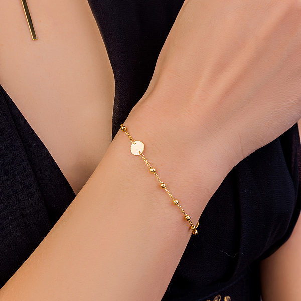 Браслет з жовтого золота Монети (арт. 326586ж) – зображення 2