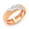 Кольцо из красного и белого золота (арт. 1401067) – изображение 1
