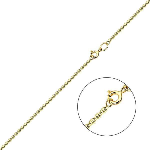 Цепочка из желтого золота плетения  Якорное круглое (арт. 300901ж) – изображение 1