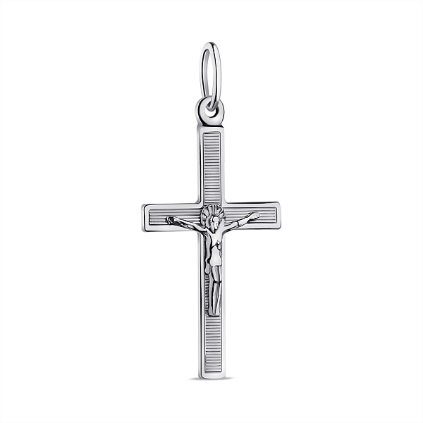 Серебряный крестик с распятием (арт. 7504/2-0061.0.2) – изображение 1