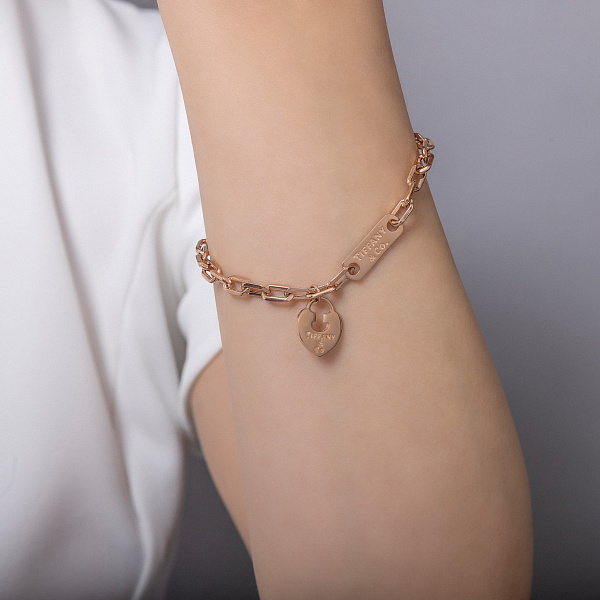 Золотой браслет Сердце (арт. 3261438П1) – изображение 2