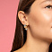 Серьги из желтого золота Francelli (арт. С111361040ж) – изображение 2