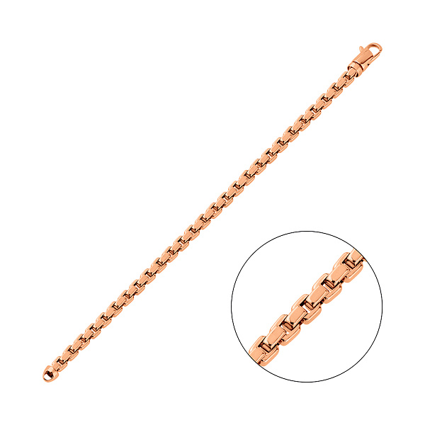 Золотой цепочный браслет плетения Якорное фантазийное (арт. 326566) – изображение 1