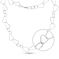 Кольє з білого золота Francelli (арт. 352583б)