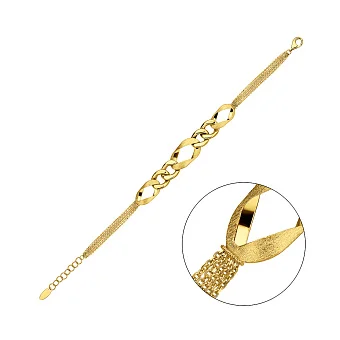 Золотий браслет Francelli (арт. 3261136жм)