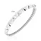 Браслет-скоба з білого золота (арт. 325498б) – зображення 2