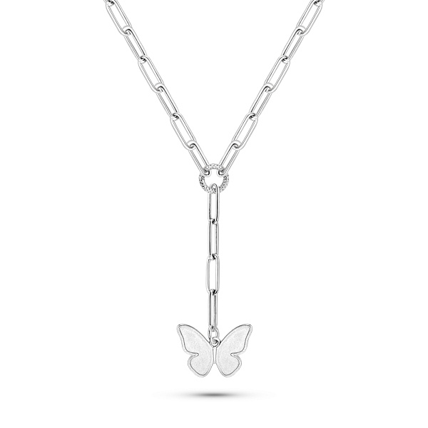 Золотое колье Бабочка (арт. 352835б) – изображение 1