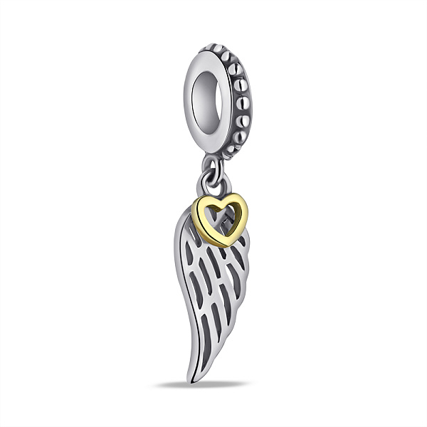 Серебряный шарм Крыло (арт. 7903/П5/757) – изображение 1