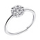 Серебряное кольцо с фианитами (арт. 7501/6382) – изображение 1