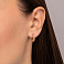Серьги-кольца из красного золота (арт. 1091528) – изображение 2