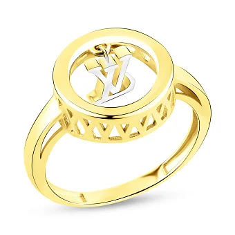 Кольцо из желтого золота (арт. 156226жр)