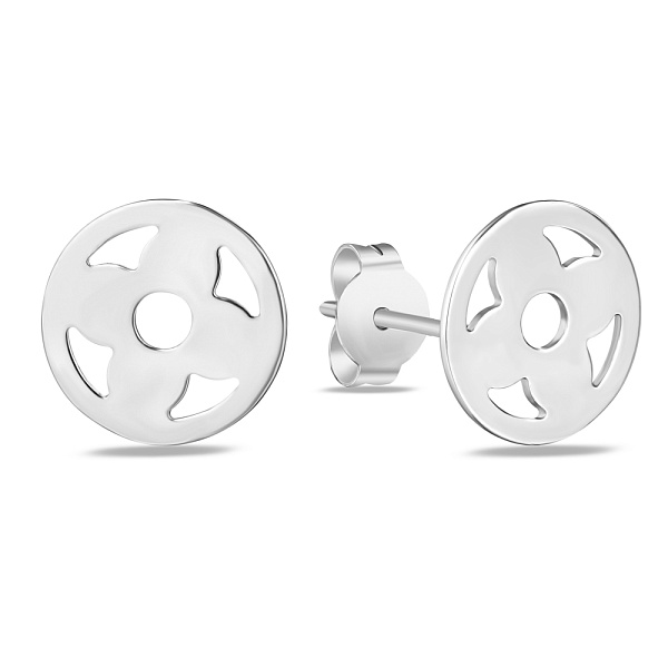 Золотые серьги пусеты (арт. 104511б) – изображение 1