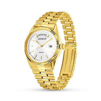 Золотые кварцевые часы (арт. 260188жб)