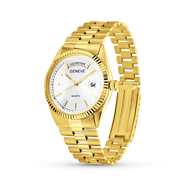 Золотий кварцовий годинник (арт. 260188жб) – зображення 1