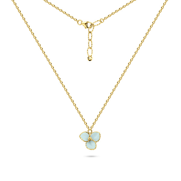 Кольє з жовтого золота Francelli з керамікою (арт. 352368жкмг) – зображення 2